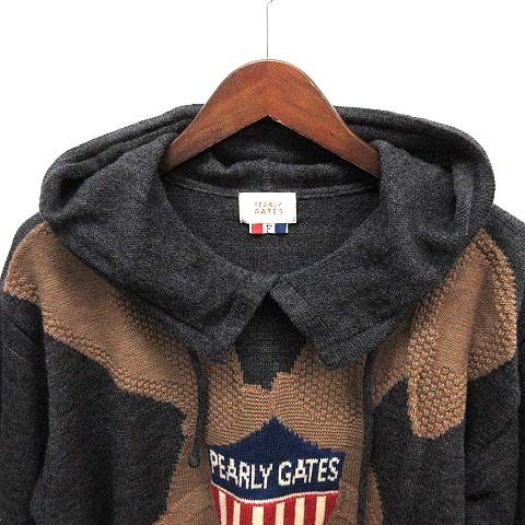 パーリーゲイツ PEARLY GATES ニット パーカー セーター プルオーバー