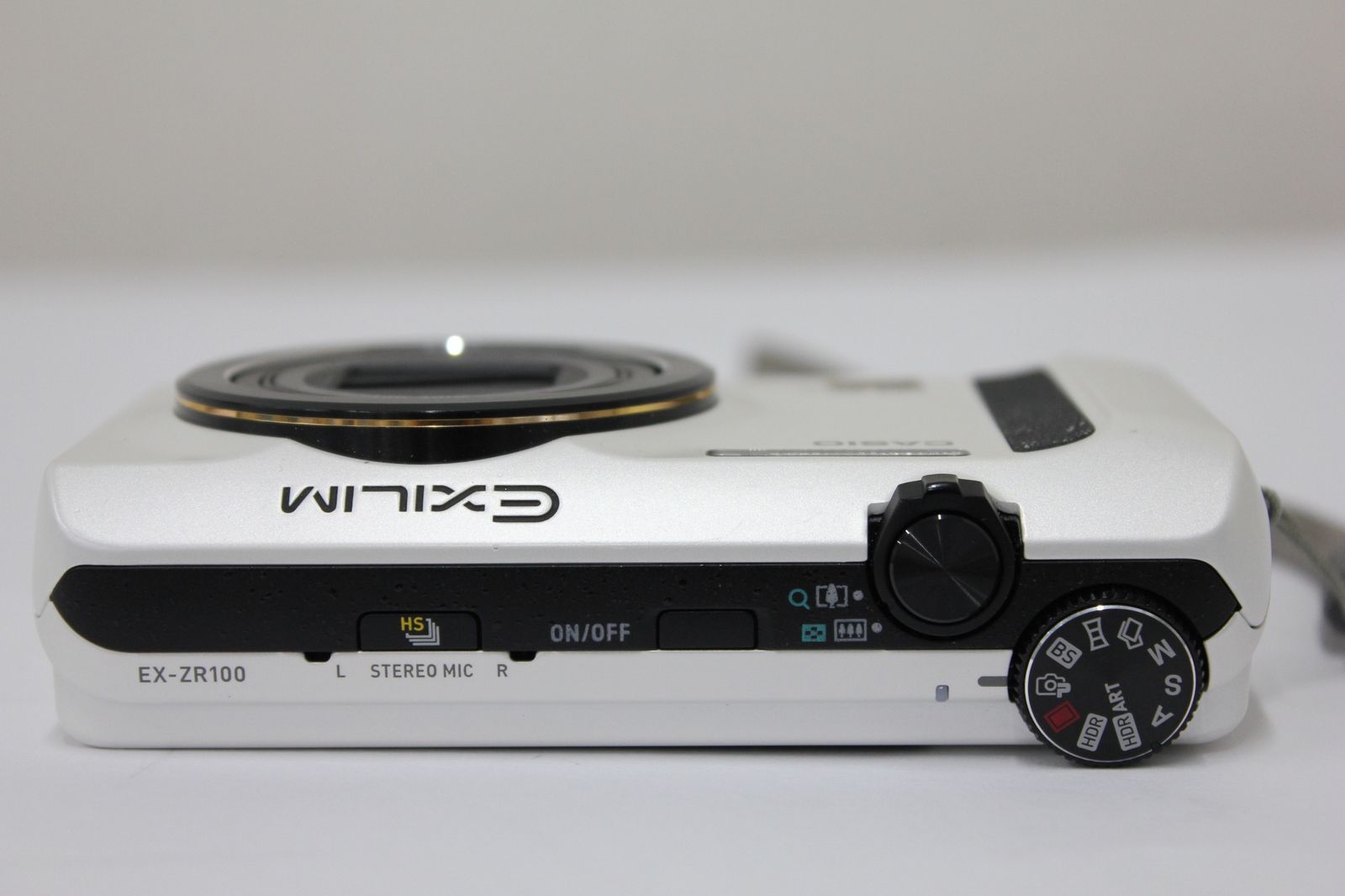 返品保証】 カシオ Casio EXILIM EX-ZR100 ホワイト 12.5x コンパクト