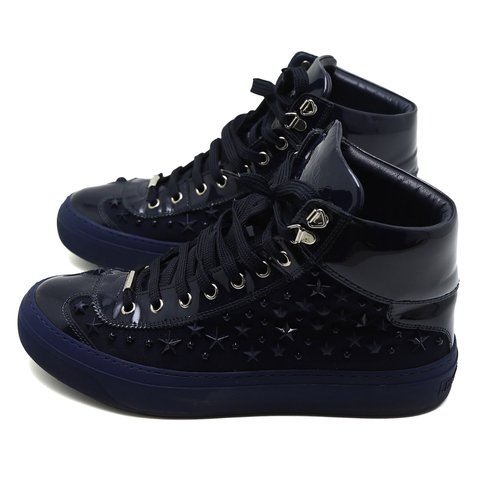 値下げ！ジミーチュウ スタッズ ハイカットスニーカー43 値下げ！ジミーチュウ スタッズ ハイカットスニーカー43