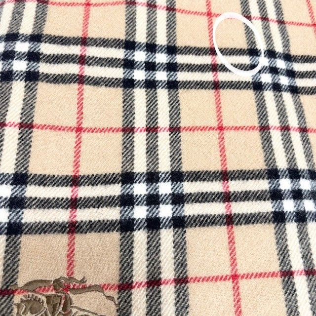 古着 バーバリーズ Burberrys ブランケット クリーニング済み ノバ