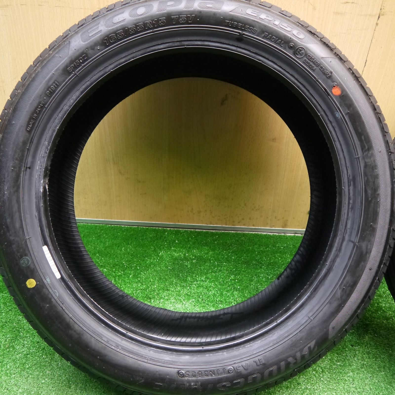 新車外し！25年☆165/55R15 ブリヂストン エコピア EP150 タイヤ 15 