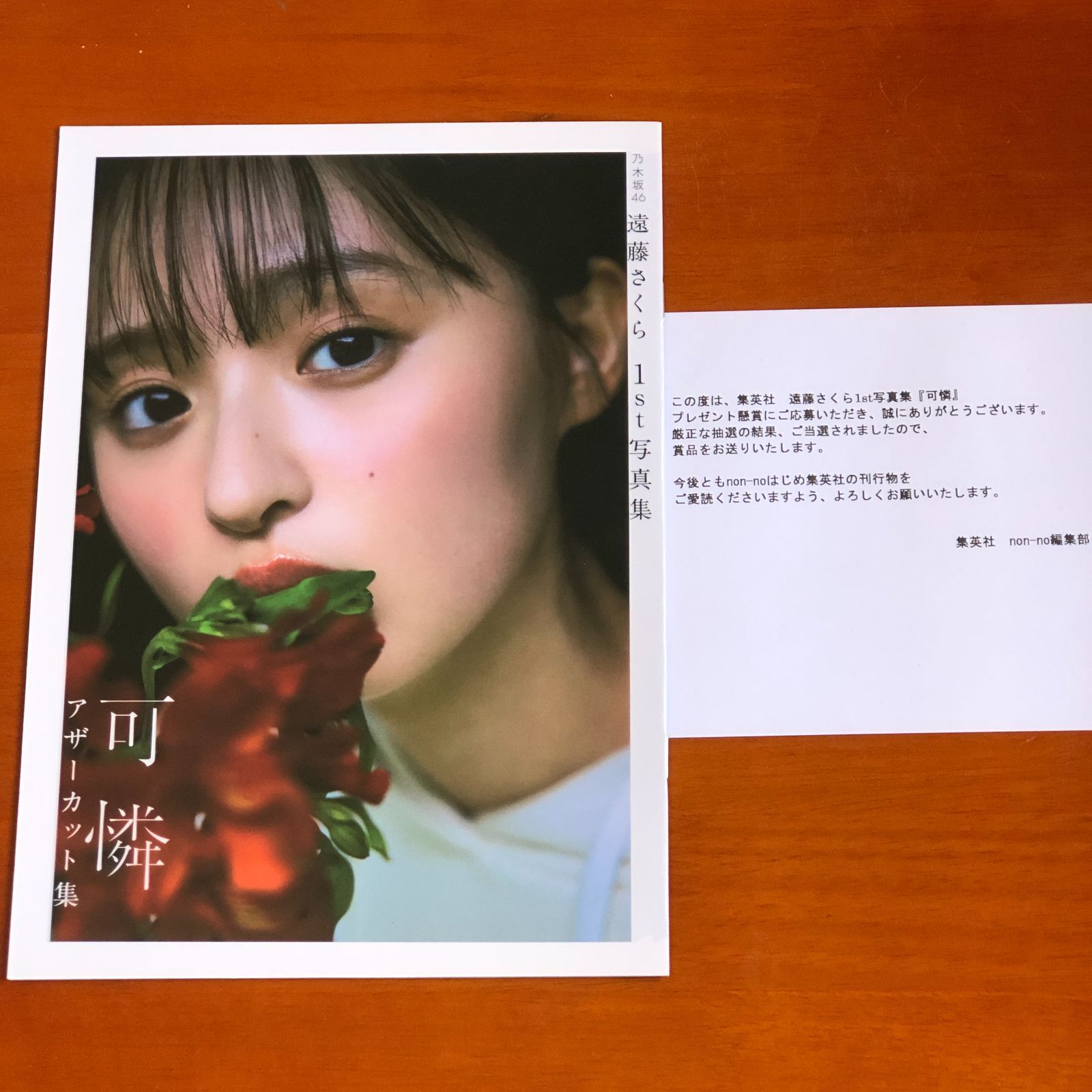 乃木坂46 遠藤さくら 1st写真集 『可憐』 アザーカット ミニブック