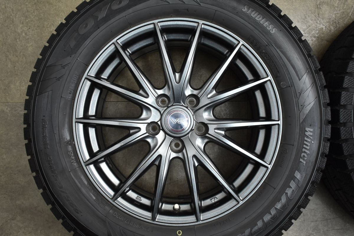 バリ溝】WEDS VS 17in 7J +48 PCD114.3 トーヨー ウィンタートランパス