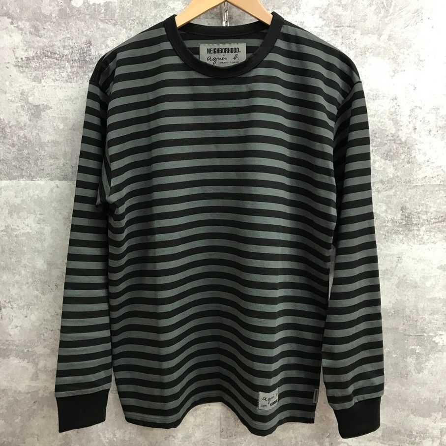 NEIGHBORHOOD × agnes b BODER CREWNECK LS ネイバーフッド