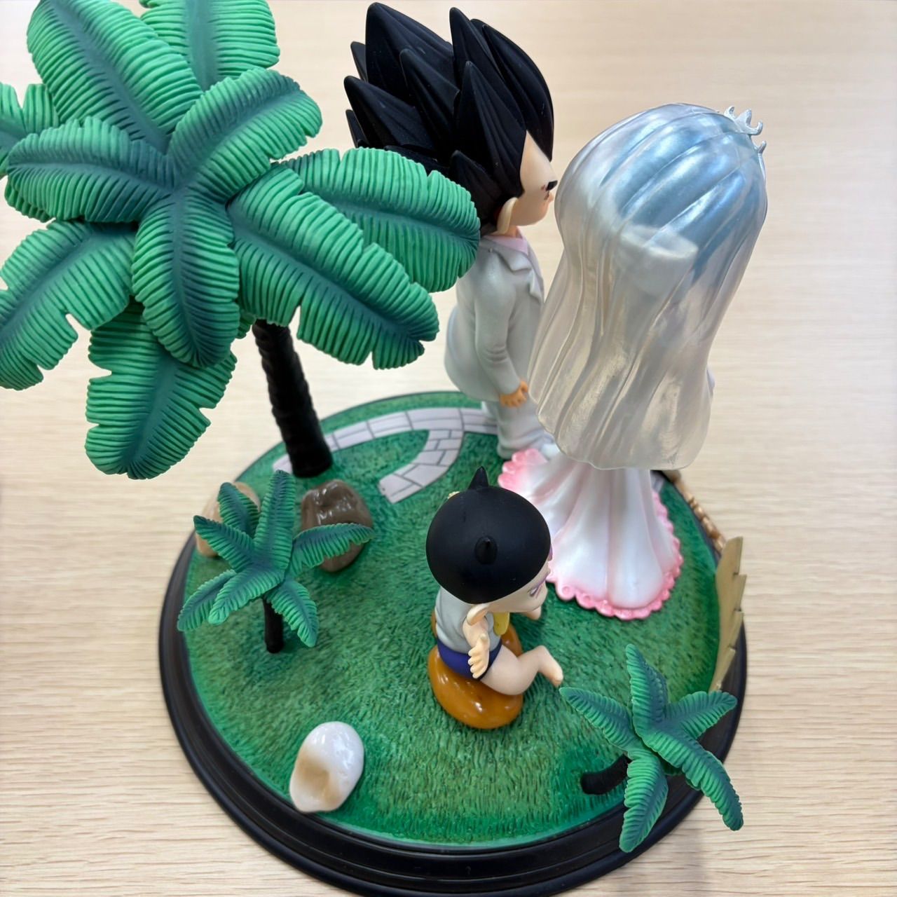 ブルマ ベジータ ウェディング フィギュアセット ドラゴンボール フィギュア ベジータ ブルマ トランクス ウエディング
