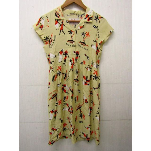 Aloha Blossom アロハブロッサム ワンピース 半袖 KING&QUEEN