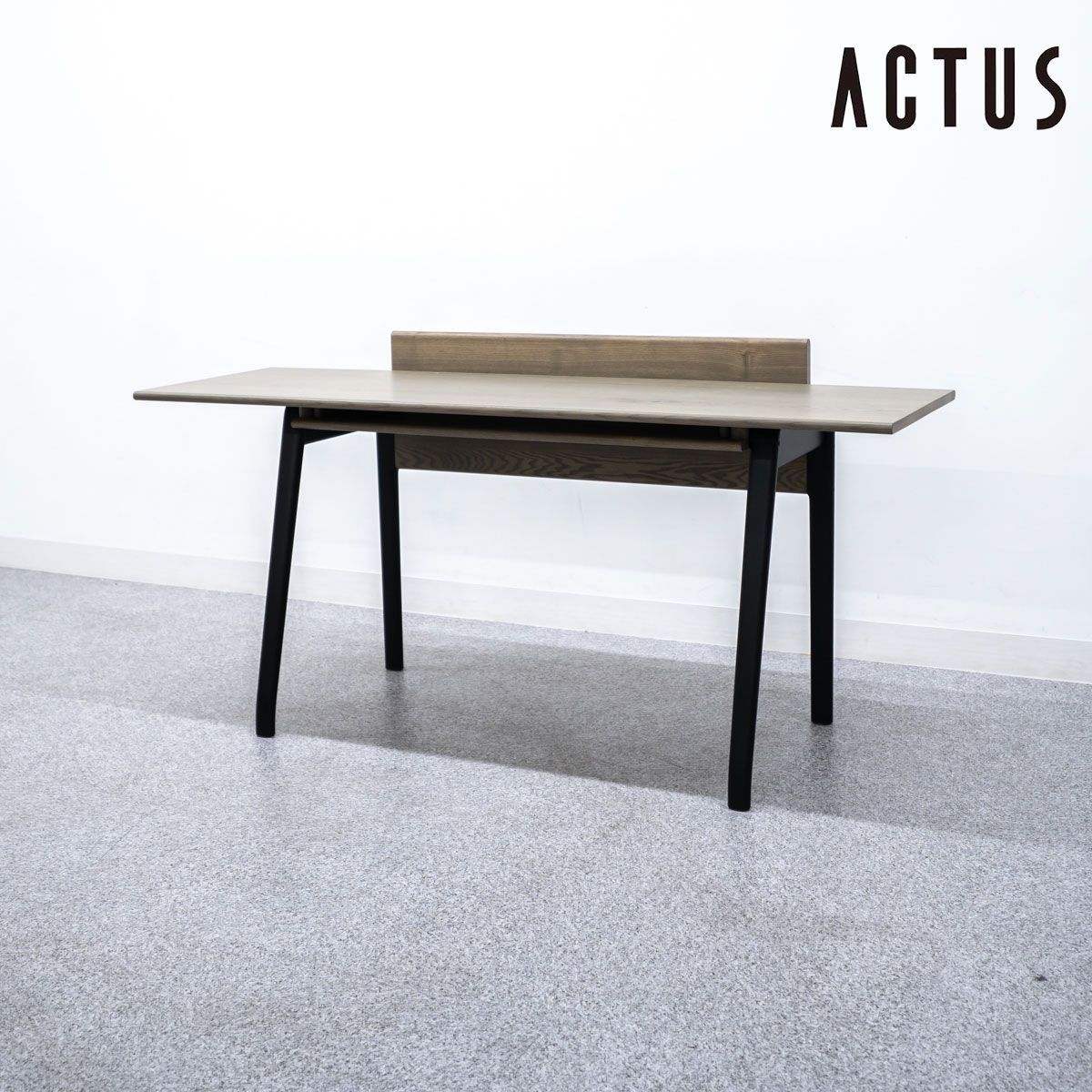 展示品】ACTUS アクタス FOUR フォー デスク 木製 グレー 定価31万