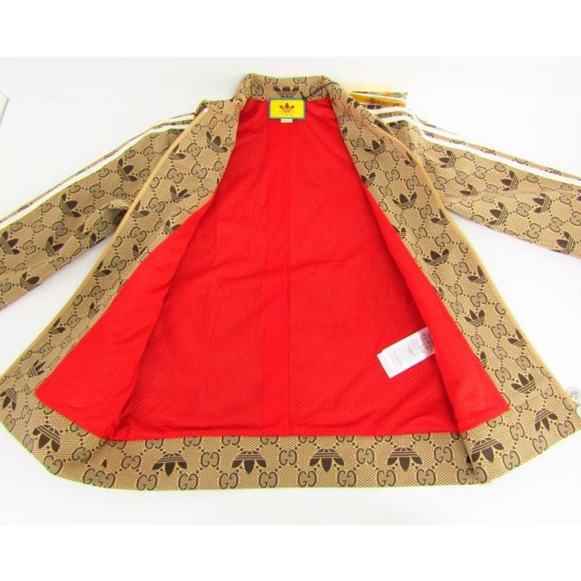 GUCCI×adidas グッチ アディダス 23SS コラボ GG総柄 ジャージ ジップ