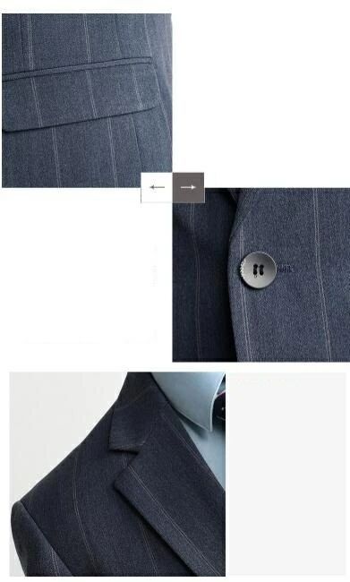  3ピーススーツ メンズ ビジネススーツ スーツ 1つボタン ストライプ柄 フォマールスーツ セットアップ 細身 卒業式 入学式 メ コート ジャケット ファッション