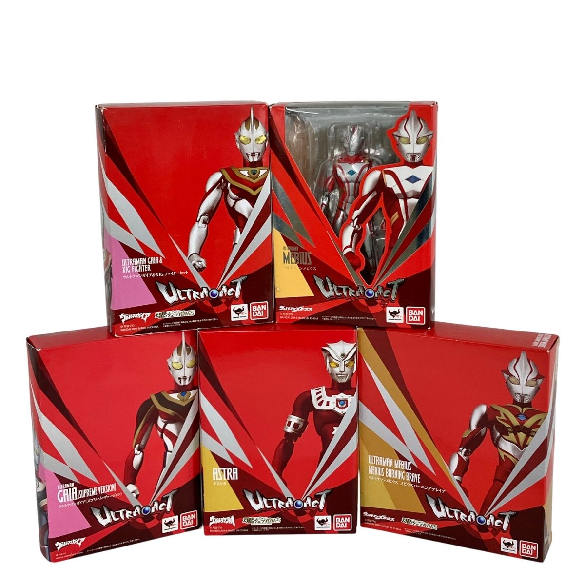 【中古】ウルトラアクト　ウルトラマンメビウスシリーズ5体セット 中古】ウルトラアクトウルトラマンメビウスシリーズ5体セット
