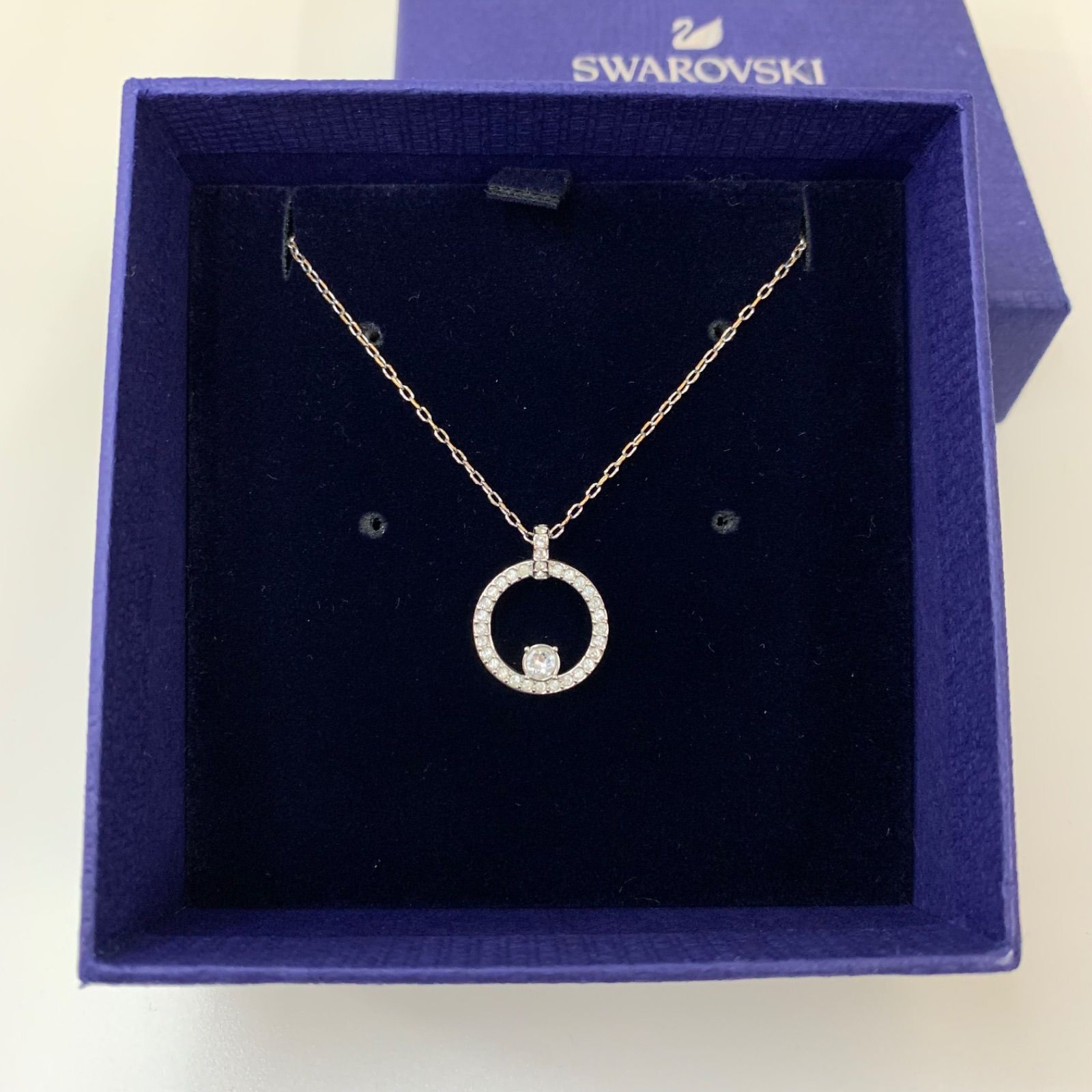SWAROVSKI スワロフスキー Creativity Circle ペンダント ネックレス 