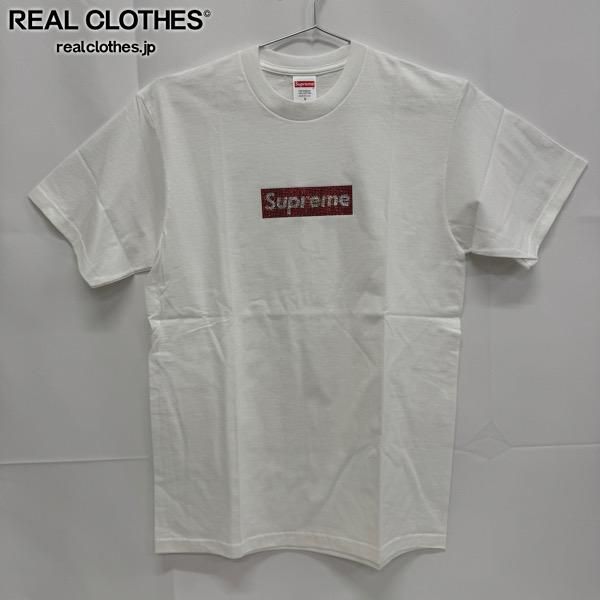 Supreme×Swarovski/シュプリーム×スワロフスキー【19SS】Box Logo Tee