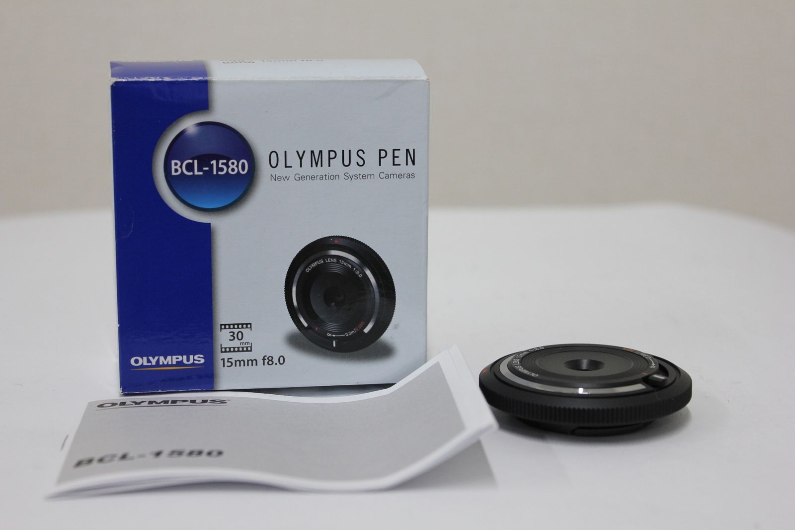 元 き オリンパス Olympus BCL 1580 15 mm F 8 0 説明書付き レンズ e 3992