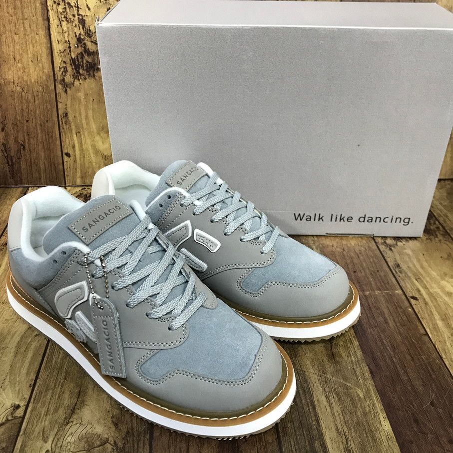 新品未使用 via SANGACIO サンガッチョ にゅ～ずCREPE26.5㎝ Sangacio サンガッチョ にゅ～ず CREPE「GRAY」 レディース【F0585-004