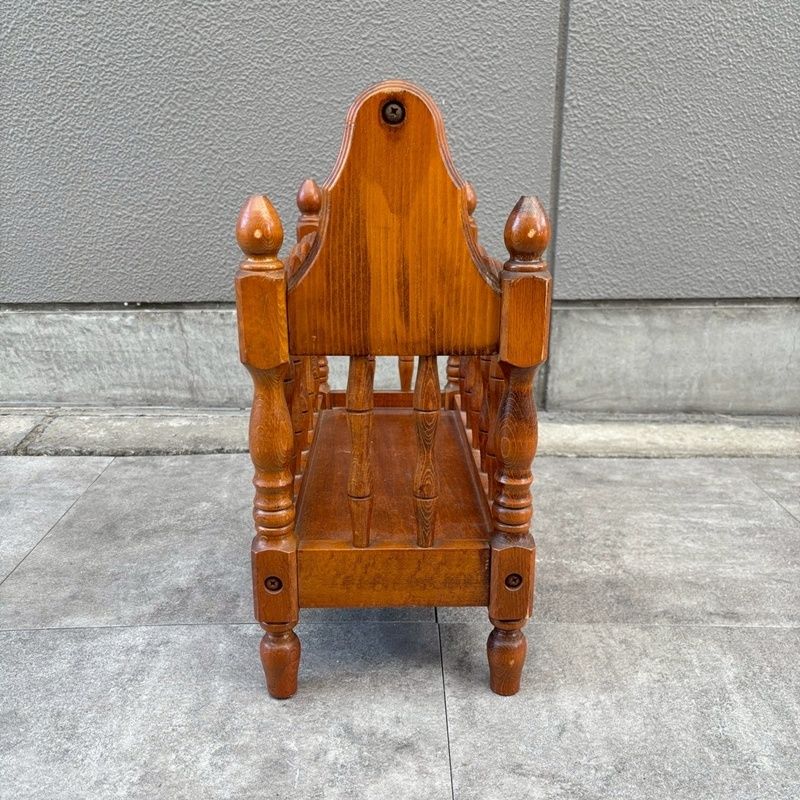 昭和レトロ HAKUHO エジンバラ Ezin bara マガジンラック 昭和レトロ HAKUHO エジンバラ Ezin bara マガジンラック 木製 ブック