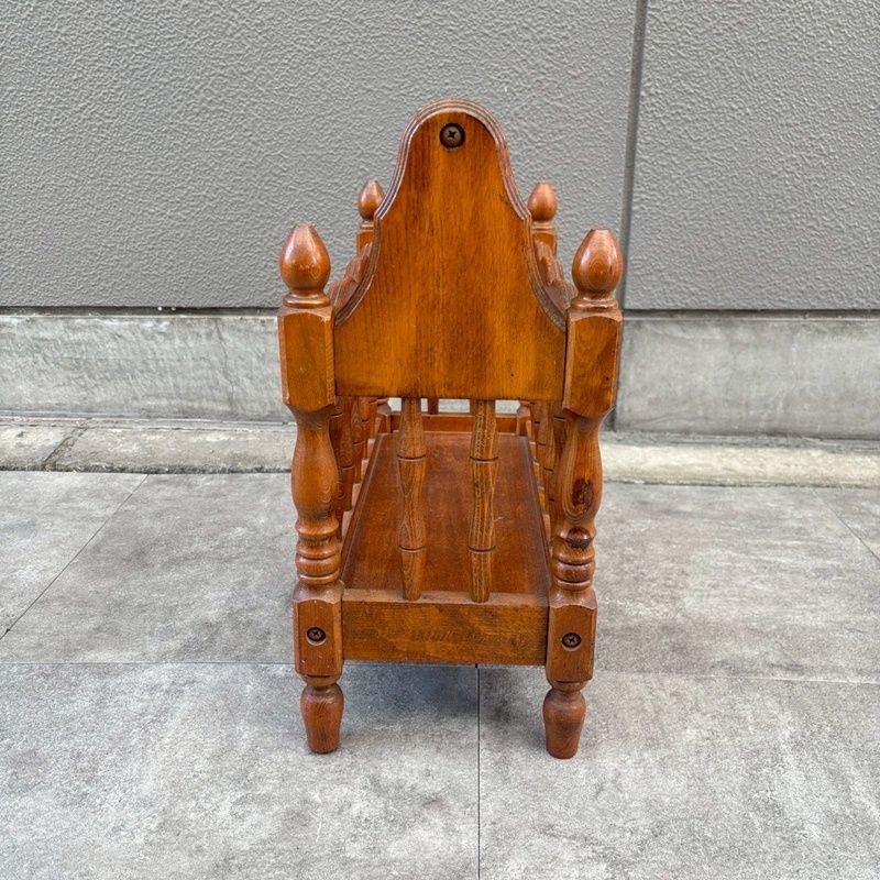 ビンテージ！木製　マガジンラック　スリッパラック　３段　スタンド式 ビンテージ！木製 マガジンラック スリッパラック 3段 スタンド式