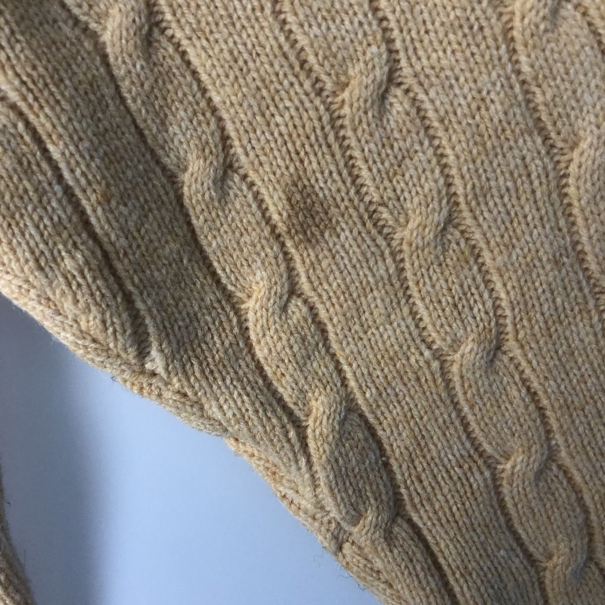 古着 ブルックスブラザーズ Brooks Brothers Est.1818 ケーブル編み ラムウールニットセーター USA製 メンズXL相当/eaa601641