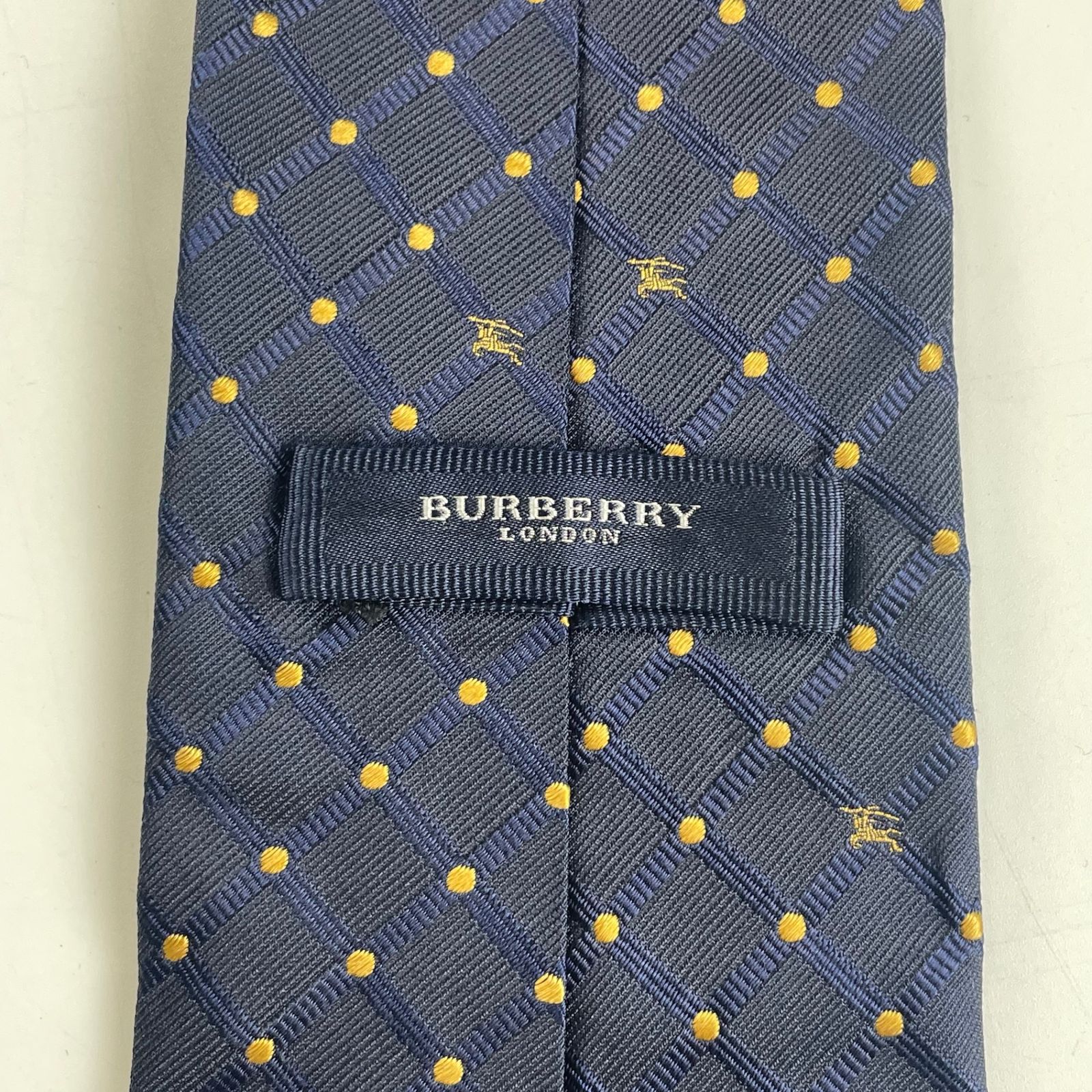 Burberry LONDON バーバリー ネクタイ シャドーホース ネイビー 【公式