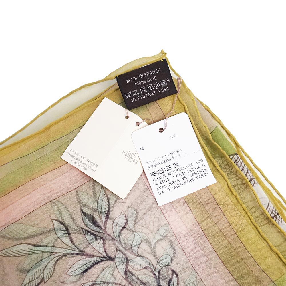 ⭐️新品⭐️エルメス スカーフ カレ140 デラ・カヴァレリア　シルクモスリン ⭐️新品⭐️エルメス スカーフ カレ140 デラ・カヴァレリア シルク