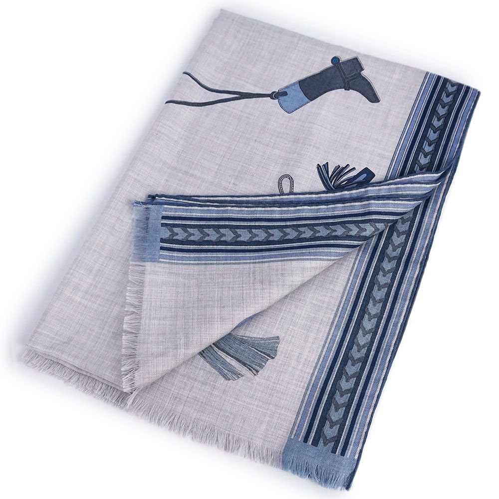 エルメス レクタングル エ グリ グリ ET GRIS GRIS 大判 スカーフ