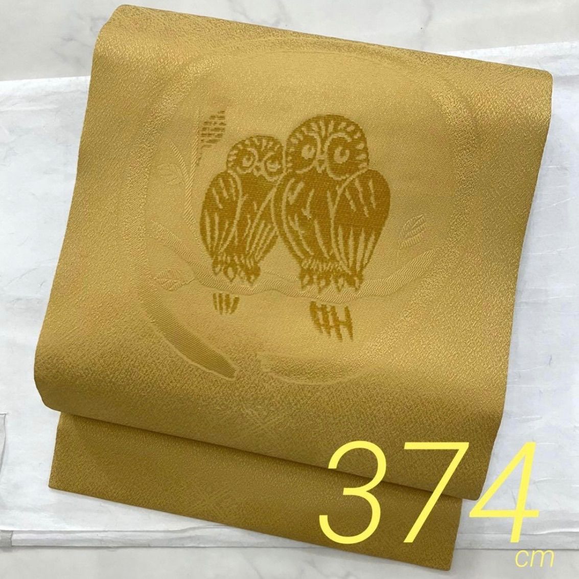 平和屋着物○全通柄 九寸名古屋帯 麻の葉文様 正絹 逸品 CABA1103hy