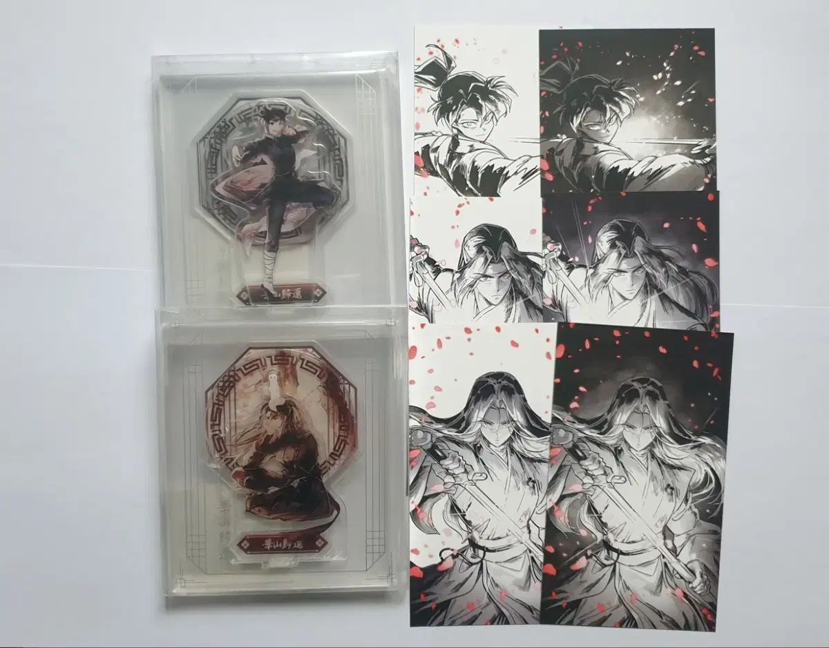 華山帰還 特典はがき 靑明 塗松所所 ジオラマ