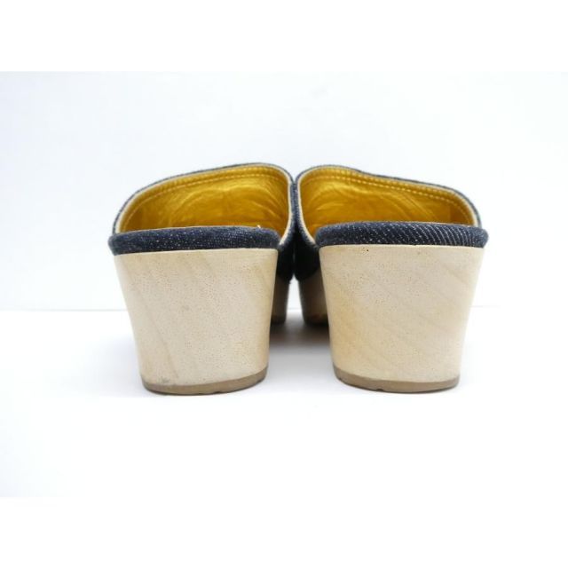 CHANEL シャネル デニム サボサンダル size:34 約22cm 靴 サンダル