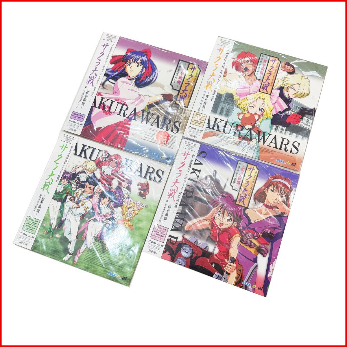 中古○サクラ大戦 LDセット○第1幕～第4幕 ～桜花絢爛～ レーザー