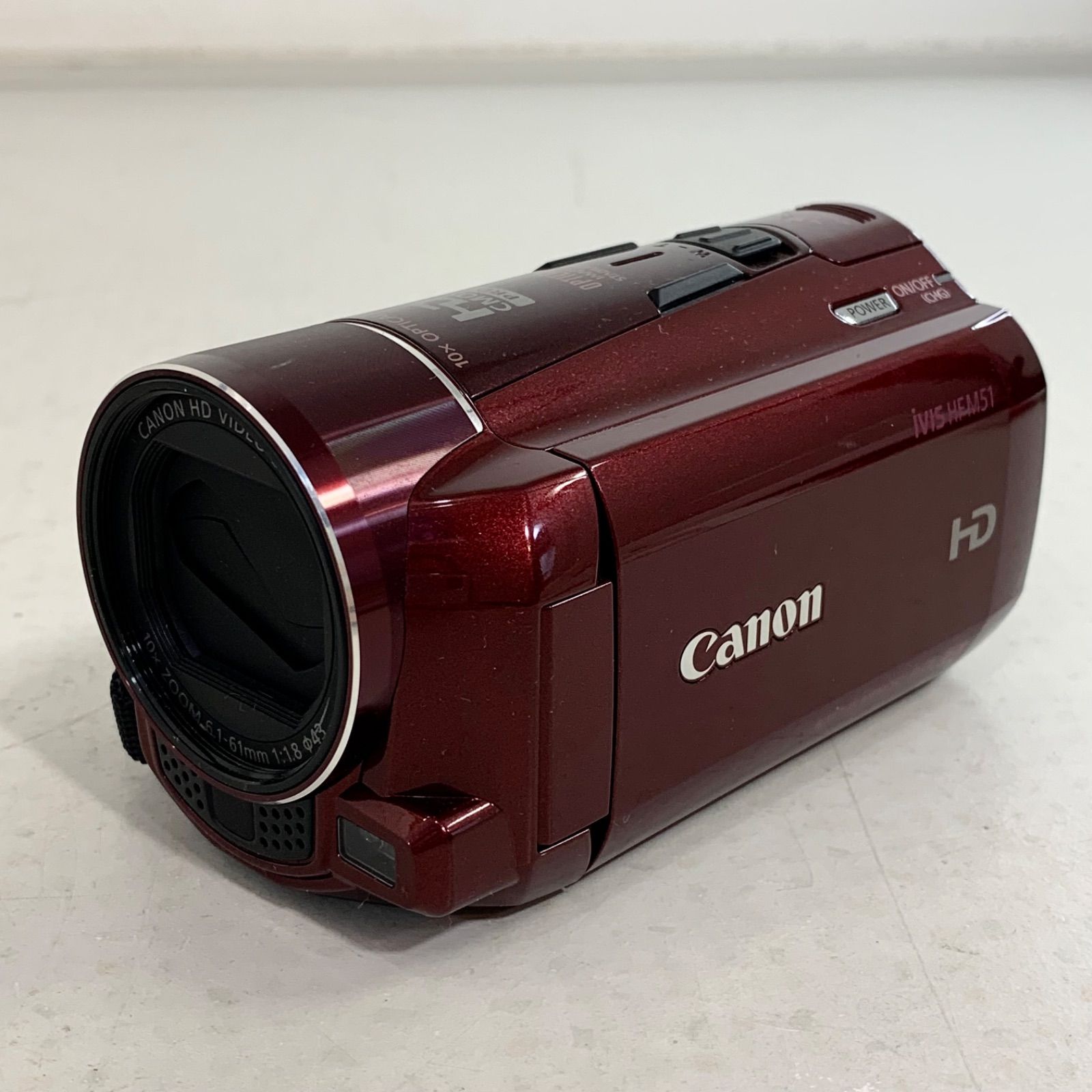 Canon iVIS HF M51 Canon iVIS HF M51 ビデオカメラ レッド キヤノン