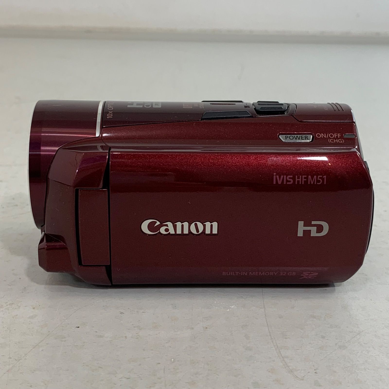 Canon iVIS HF M51 レッド アウトレット SDカード Canon デジタル