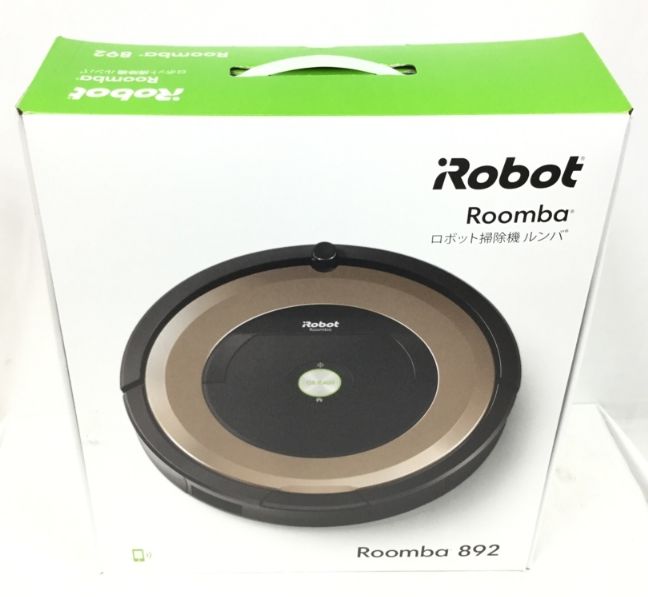 【未使用・保管品】アイロボット iRobot ルンバ ロボット掃除機 892 アイロボット、手頃な価格で水拭き＆自動ゴミ収集対応のロボット掃除機