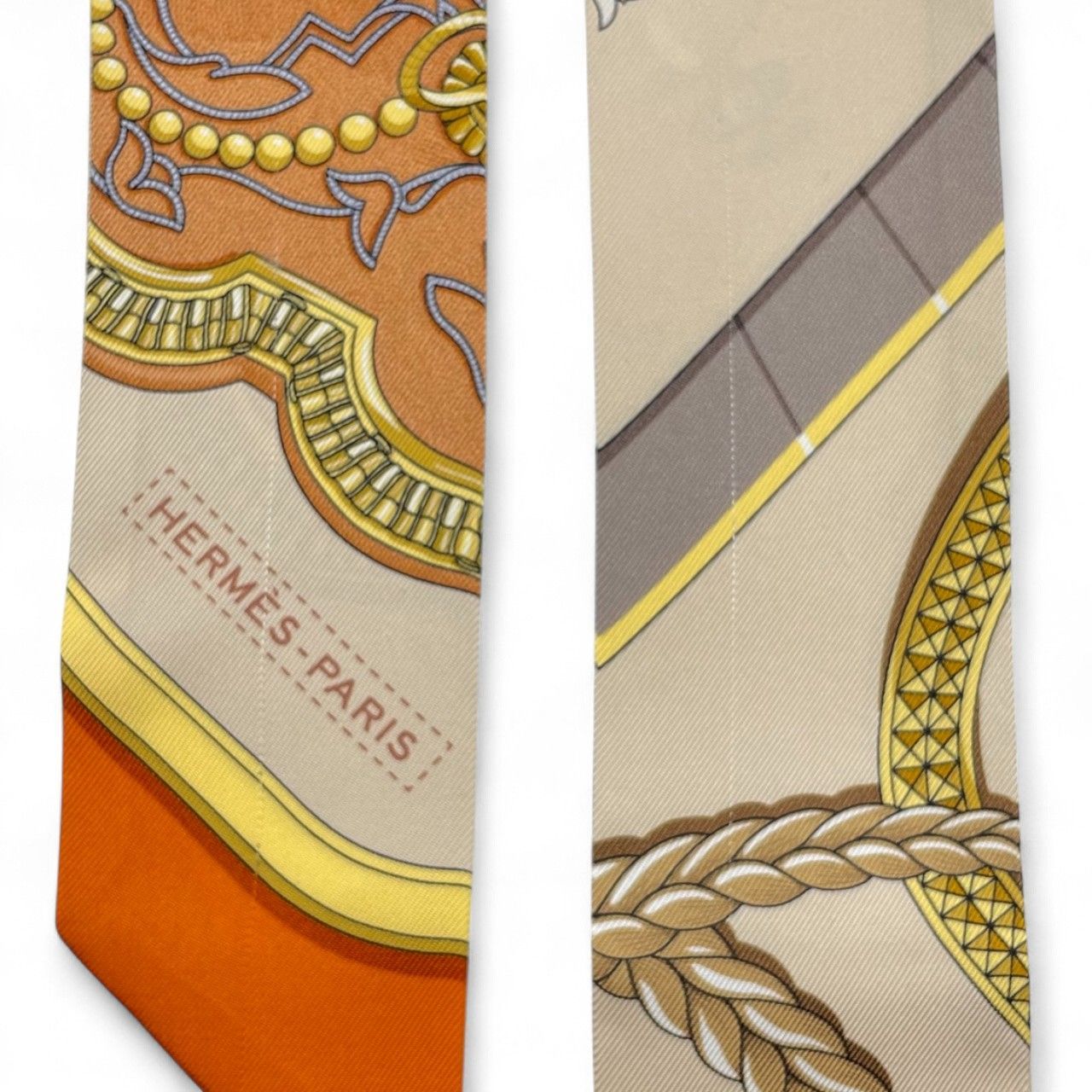 直営店購入★エルメス★HERMES★ツイリー★オレンジ イエロー ツィリー 馬 楽天市場】【エルメス】Hermes ツイリー MILLE ET UN LAPINS 千と一羽