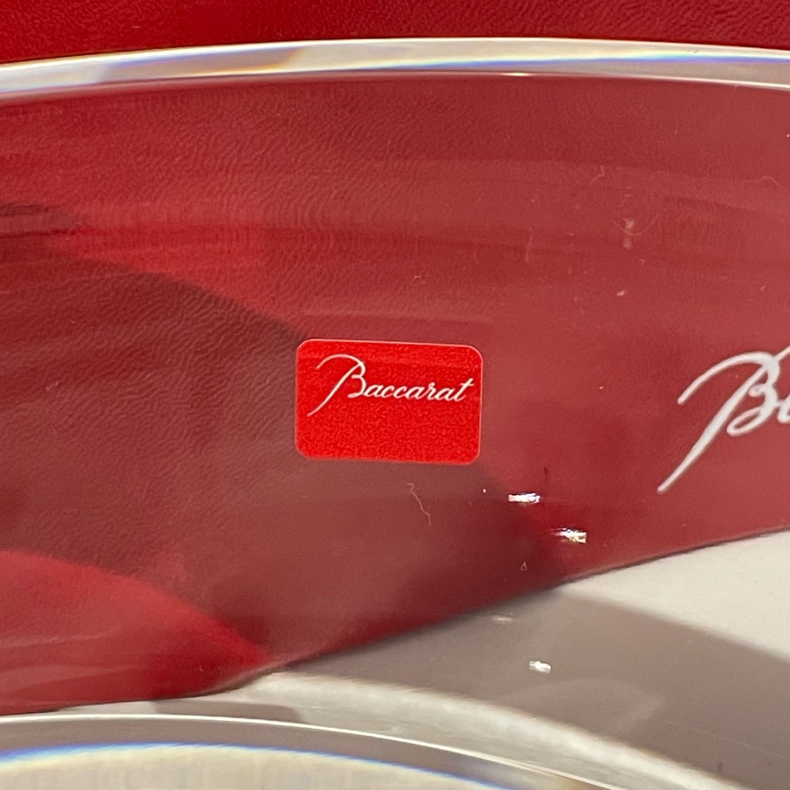 Baccarat バカラ カレイドスコープ サラダボウル レッド 万華鏡 保存箱