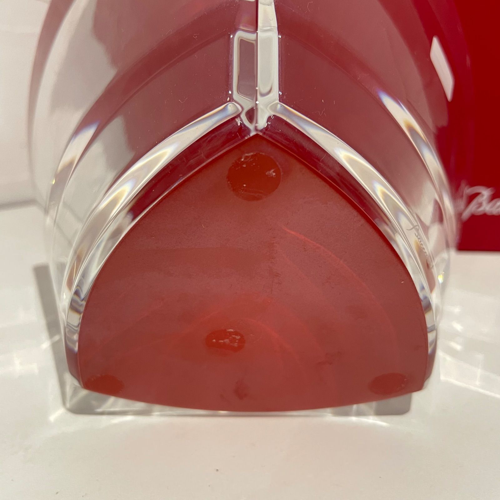 Baccarat バカラ カレイドスコープ サラダボウル レッド 万華鏡 保存箱