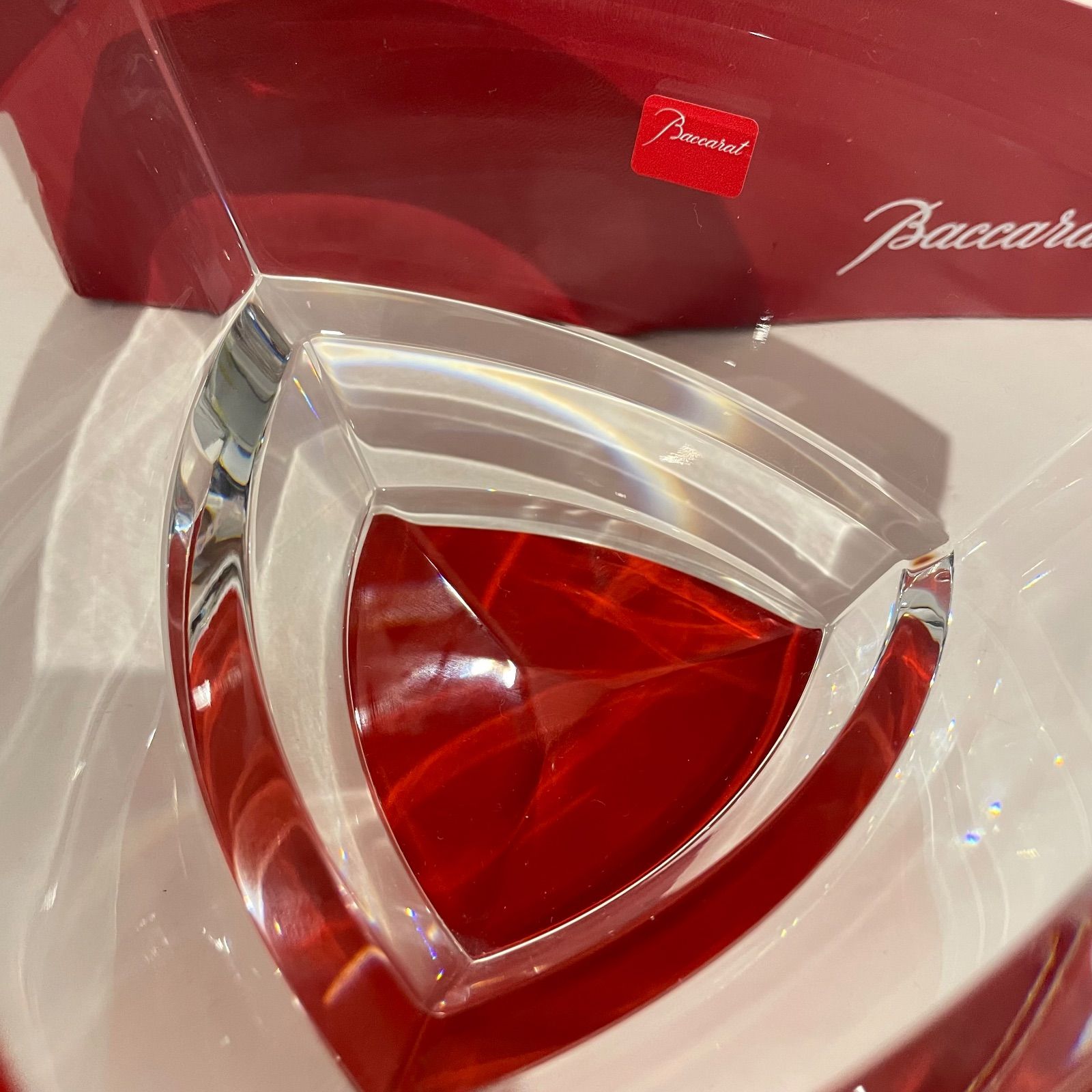 Baccarat バカラ カレイドスコープ サラダボウル レッド 万華鏡 保存箱