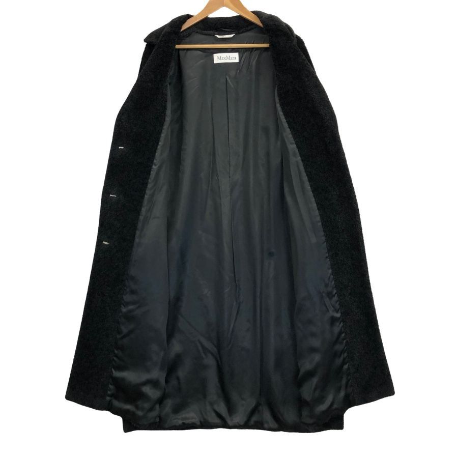 マックスマーラ コート アルパカ×ウール ブラック 旧白タグ【AFA11