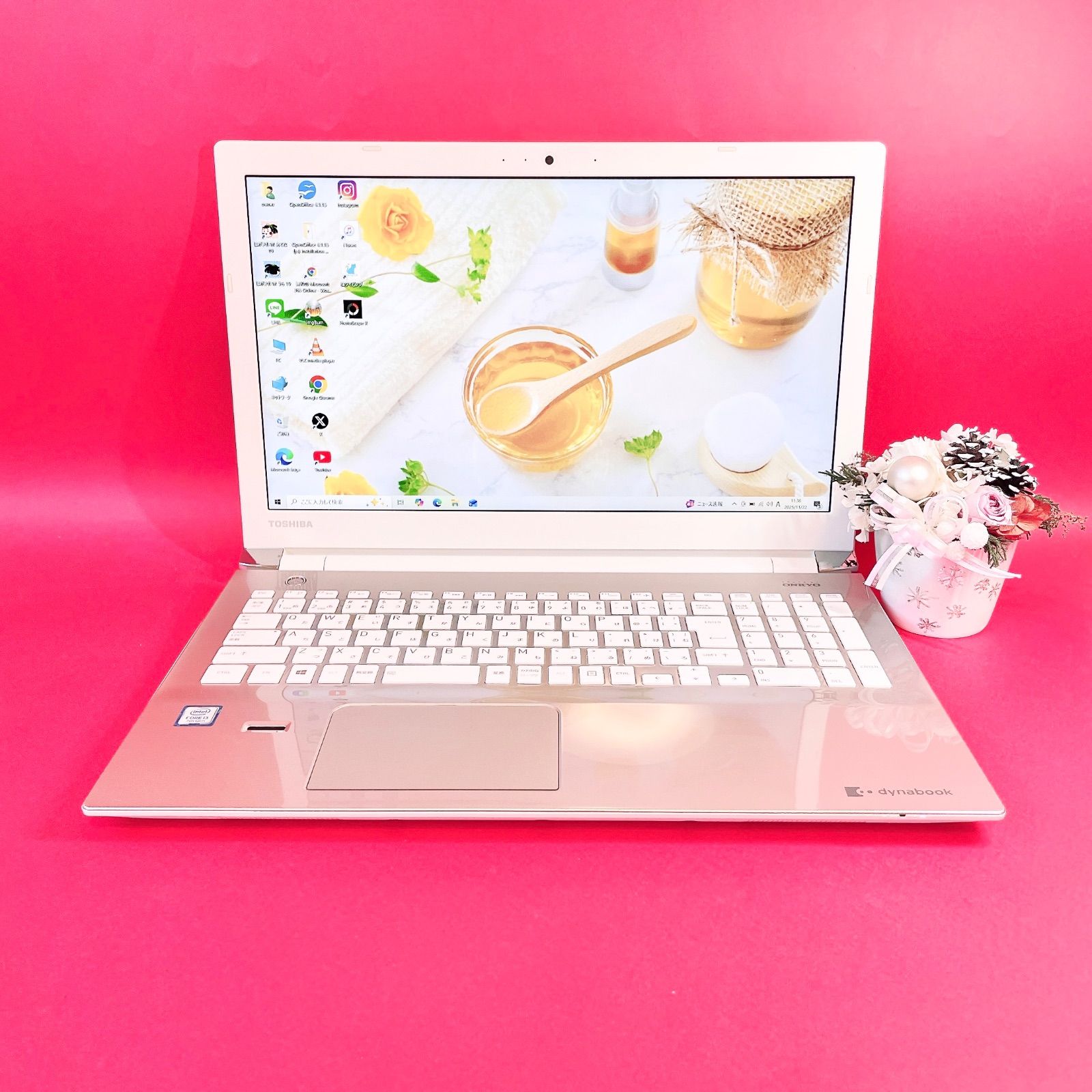 再入荷‼️初期設定済みですぐ使える❣️サクサク動く薄型ノート