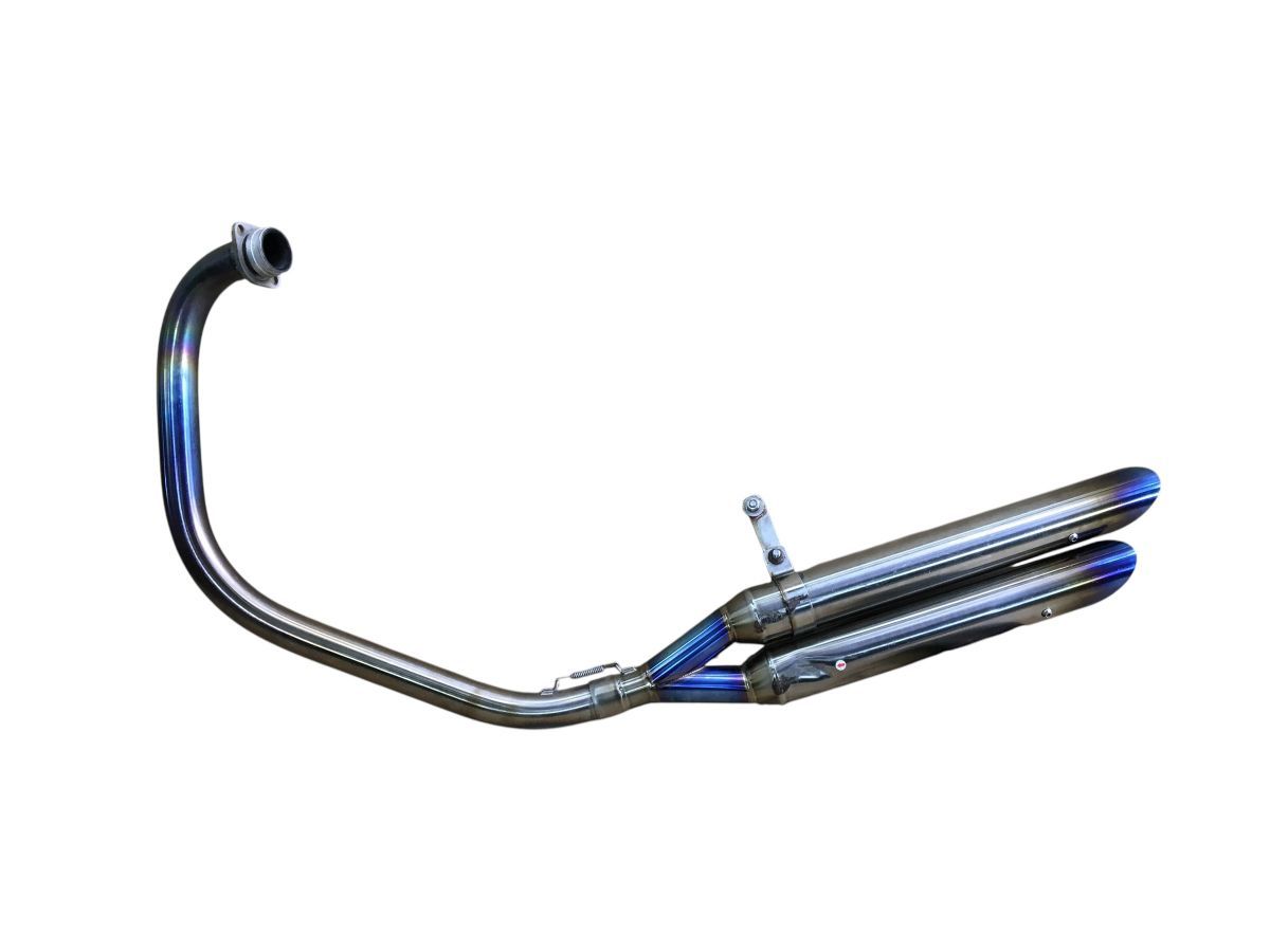 SUZUKI バンバン200用　マフラー SUZUKI バンバン200 NH41A 社外 マフラー フルエキ チタン スラッシュ