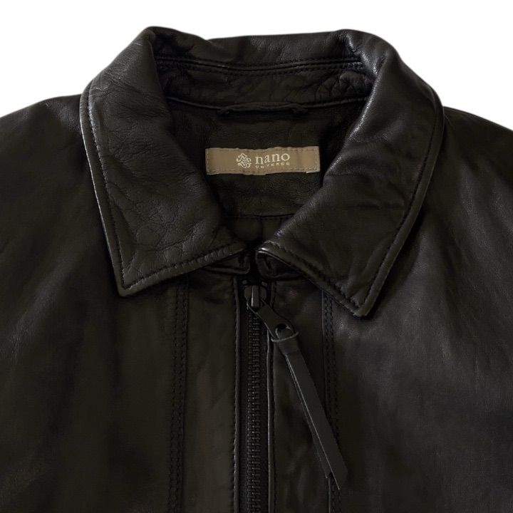 nano UNIVERSE ナノユニバース シングルライダースジャケット