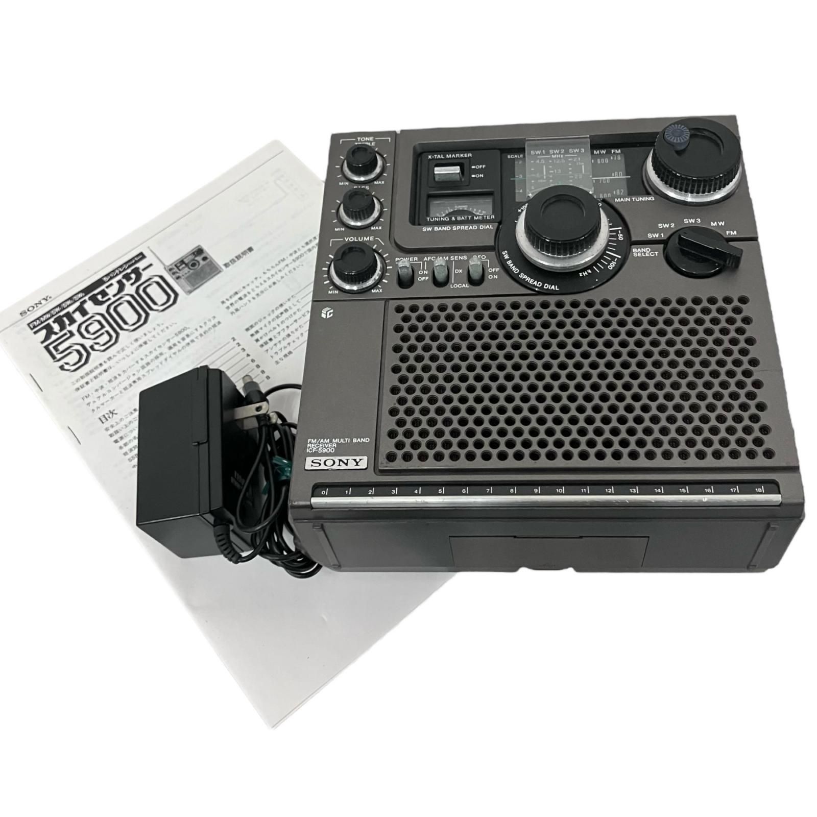 601050 現状品 SONY ソニー FM/AMラジオ スカイセンサー ICF-5900