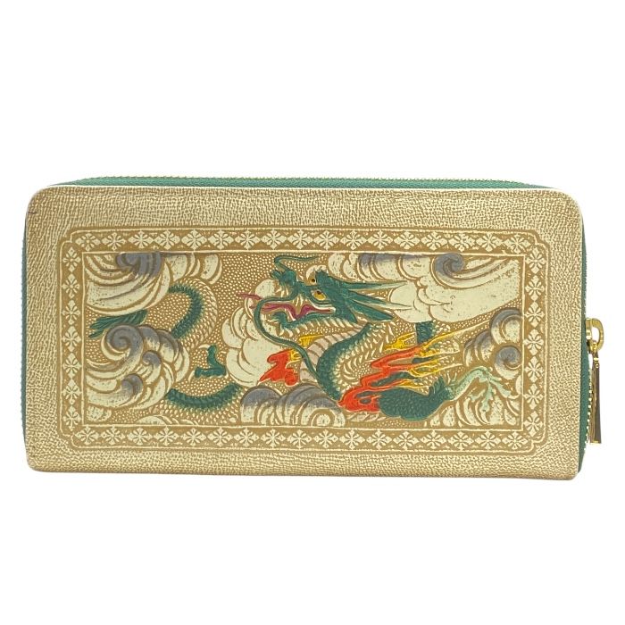 文庫屋大関 ブンコヤオオゼキ ぐるっとファスナーの長財布 長財布 財布