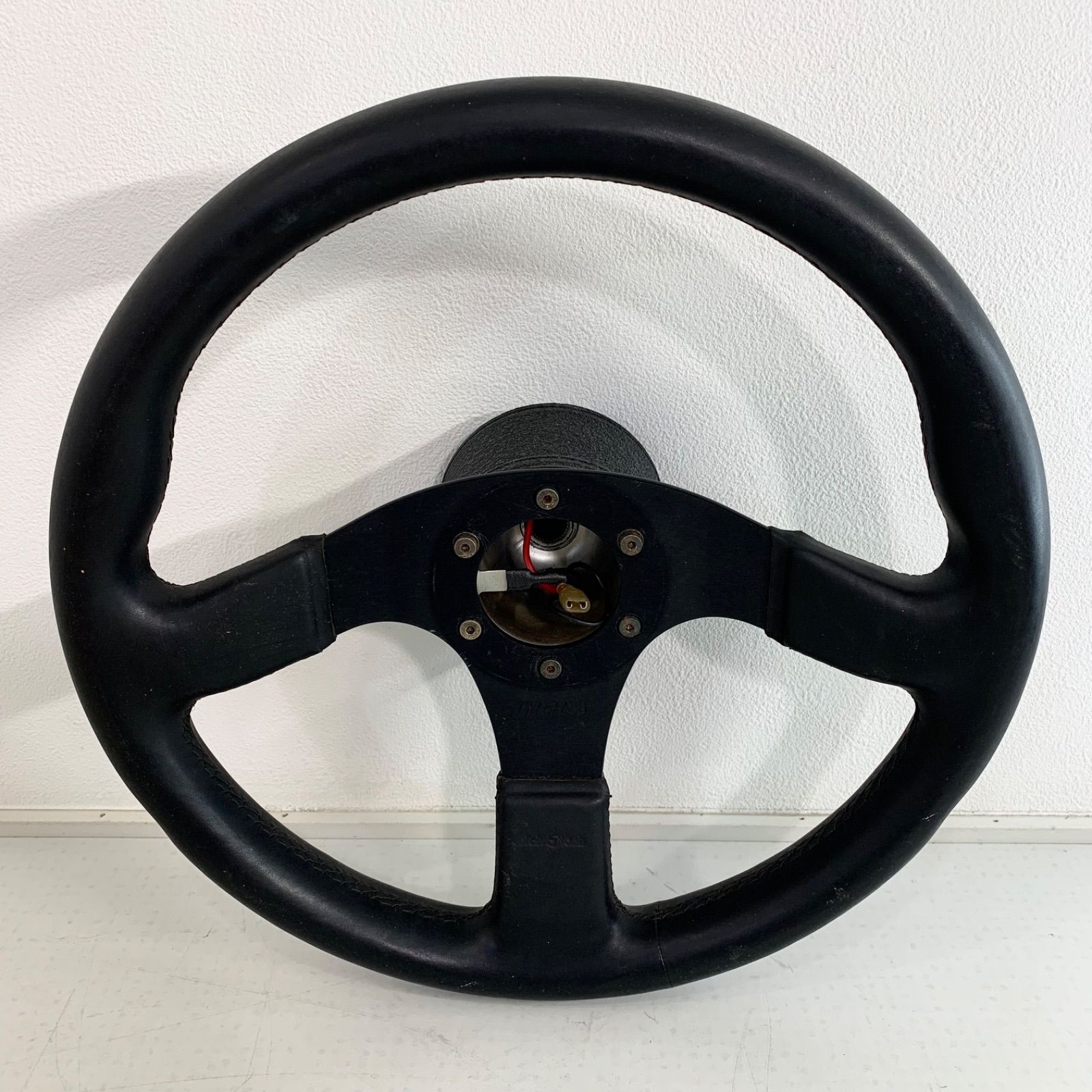 イタルボランテ レザー OZレーシング ステアリングハンドル