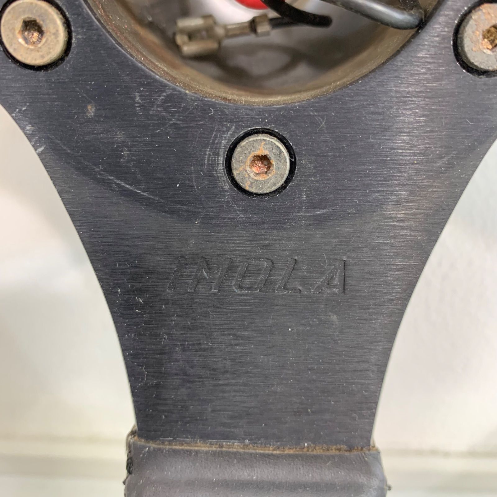 イタルボランテ レザー OZレーシング ステアリングハンドル