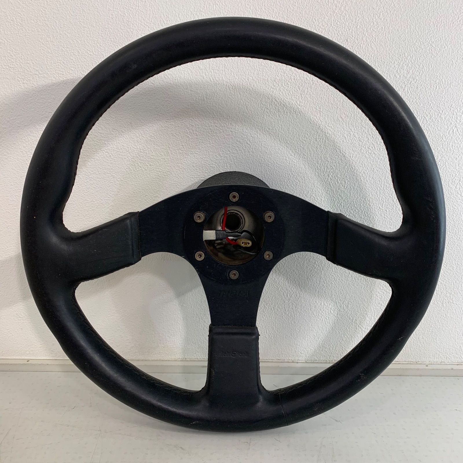 イタルボランテ レザー OZレーシング ステアリングハンドル