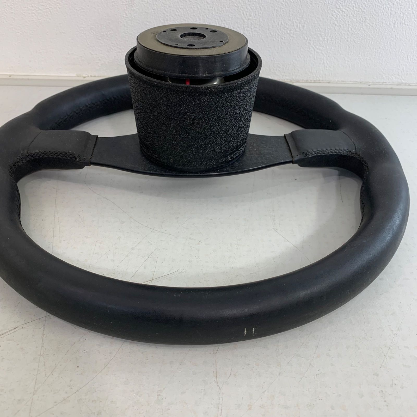 イタルボランテ レザー OZレーシング ステアリングハンドル