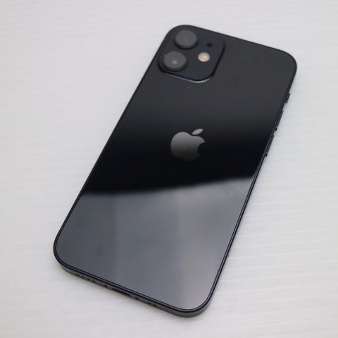 超美品 SIMフリー iPhone12 mini 64GB ブラック 即日発送 スマホ 白