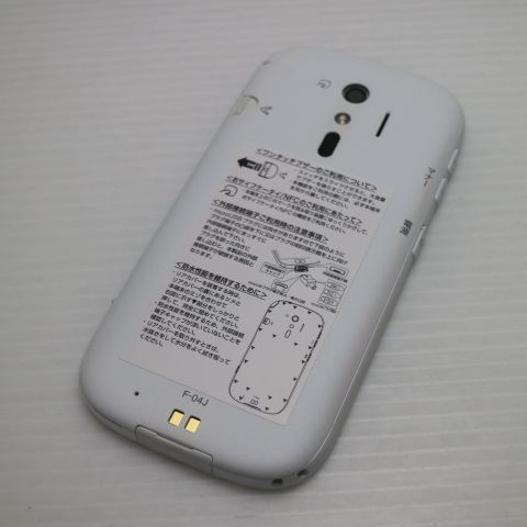 超美品 F-04J らくらくスマートフォン4 ホワイト 即日発送 スマホ
