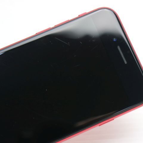 美品 SIMフリー iPhone SE 第2世代 64GB レッド スマホ 白ロム 土日祝