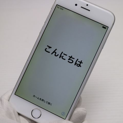超美品 au iPhone6 64GB シルバー 即日発送 スマホ Apple au 本体 白