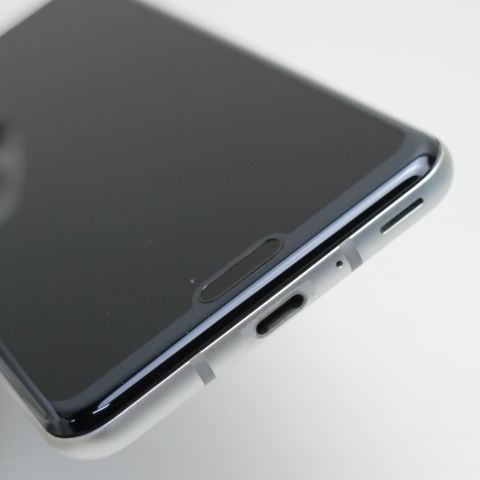 超美品 SH-04L AQUOS R3 プラチナホワイト スマホ 本体 白ロム 土日祝